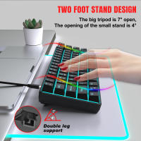Teclado Mecánico De Juegos HXSJ V800 65% Mini Con Switches Azul/rojo Intercambiables Y Teclas ABS Doble-shot Iluminación Multi-color Modos De Iluminación Diferentes - details 6