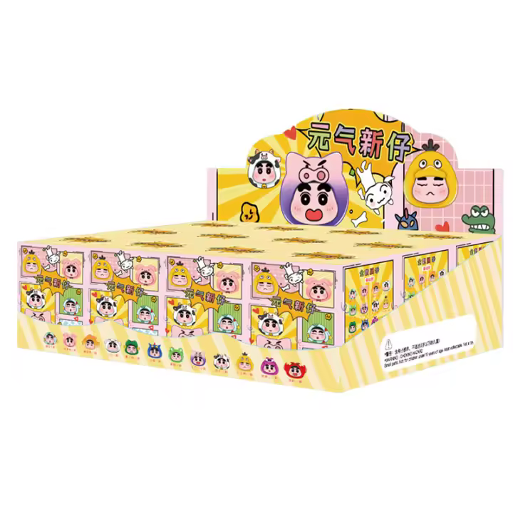 Caja Sorpresa De Anime Crayon Shin Chan Nueva Energía Dibujos Animados Lindo Mascota Pequeño Adorno Para Armario De TV Y Coche - 1