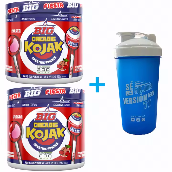 PACK CREABIG 200 MESH (2X250G) KOJAK - Big + mezclador Sin azúcares  Máxima calidad  Deliciosos sabores - 1