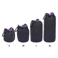Estuche Protector De Lente De Cámara SLR De Neopreno a Prueba De Golpes Con Cordón Estuche Suave De Tela Para Cámara Resistente Al Agua Y Al Desgaste - details 1
