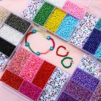 Alrededor De 3500 Piezas De Cuentas De Arroz De Vidrio Cuentas De Letras Cuentas De Cadena Para DIY Accesorios De Collar Y Pulsera Hechos a Mano Material De Plástico - details 0