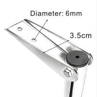 Accesorios De Barco Escalera Telescópica De Acero Inoxidable 2 Pasos Para Plataforma De Natación Superior Yate Marítimo - details 1