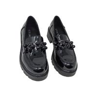 Mocasines de Mujer en Charol Sintético con Forro de Textil Polipiel y Detalle de Pedrería - TULIPANO - details 4