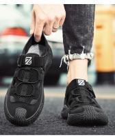 Zapatos De Cuero Para Hombre Verano Senderismo Al Aire Libre Transpirables Antideslizantes Resistentes Al Desgaste Con Malla Suaves Y Cómodos Sandalias Casuales Con Hebilla De Cierre - details 14