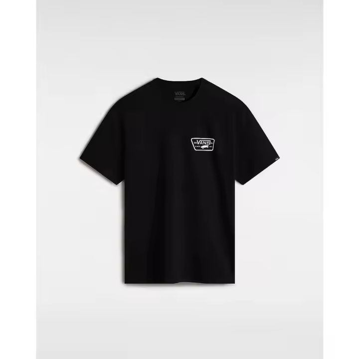 Camiseta Negra Vans Full Patch Back - 1