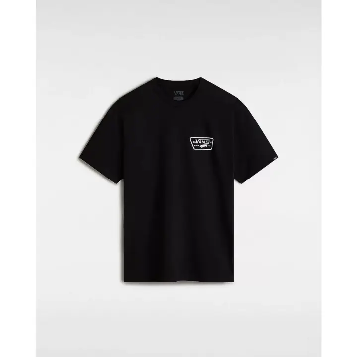 Camiseta Negra Vans Full Patch Back - 1