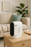 Termoventilador frío-calor Jocca 2000W portátil, compacto y ligero, con termostato regulable, 2 niveles de calor, ventilador de aire fresco y caliente, bajo consumo, asa de transporte, seguridad contra sobrecalentamiento, ideal para hogar y oficina - details 0