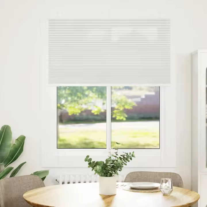 Estor Plisado gris claro 110x100 cm Tela Ancho 109,4 cm - 1