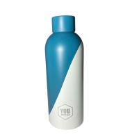 Botella Pryse de Acero Inoxidable 500ml con Base de Silicona - Blanco/Azul Cielo - details 6