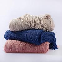 Manta De Terciopelo Decorativa Con Borlas Grande Y Suave Para Sofá Cama Regalo Vintage Manta Saga Verde Tejida Al Hilo De Acrílico 100% - details 15