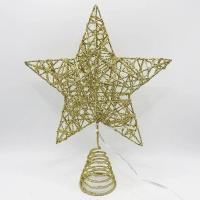 Estrella LED Para Árbol De Navidad Toppers Operada Por Batería Decoración De Fiesta En Sala Luz De Año Nuevo - details 16