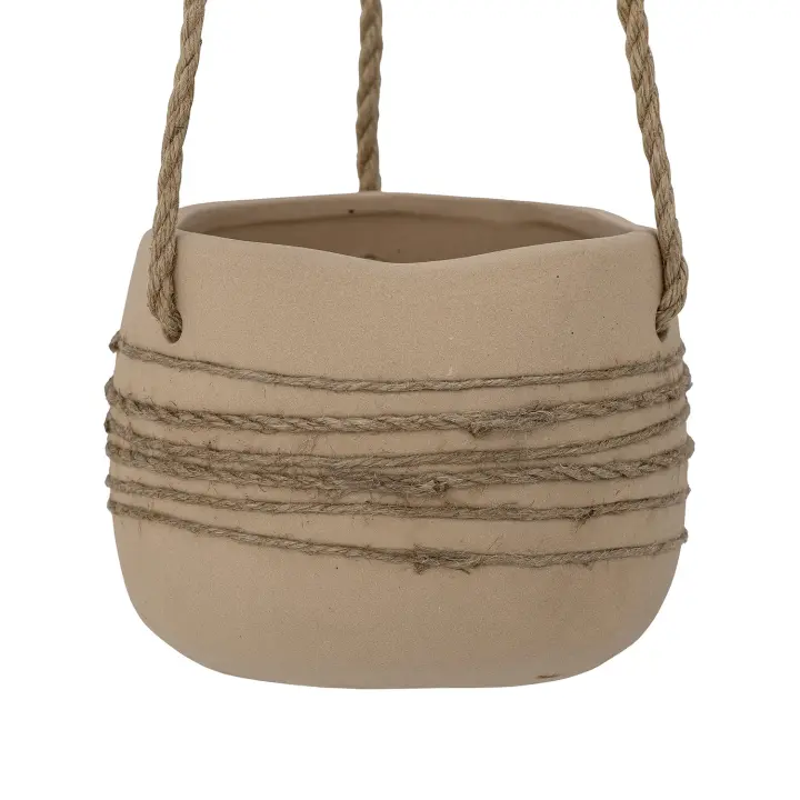 Wabi Home - Nica Macetero colgante  hecho de cerámica natural - 1