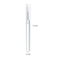 Herramienta De Manicura Multifuncional De Silicona Con Brillo De Cromo Pincel Reutilizable Para Arte De Uñas Y Aplicador De Pigmentos - details 3
