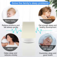 Máquina Inteligente de ruido blanco para dormir para bebés, luces nocturnas coloridas, 34 sonidos calmantes, compatible con aplicación de Control remoto - details 4