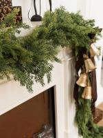 Guirnalda De Pino Artificial De 180CM 6FT Real Touch Para Decoración De Navidad Interior Y Exterior Guirnalda Verde De Invierno Para Exposiciones Y Bodas - details 4