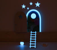 Qué Kawaii® Kit Ratoncito Pérez MÁGICO - Puerta y Escalera de Madera Mágicos - Caja Guarda Dientes - Plato Ratón y Quesito - 4 Estrellas Fotoluminiscentes - 6 Certificados Oficiales - details 2