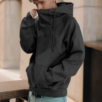 Sudadera De Cuello Alto Para Hombre Con Capucha Abrigo Casual De Otoño E Invierno Suéter Suelto Para Pareja Chaqueta De Capucha Para Primavera Y Otoño - details 6