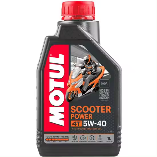 MOTUL SCOOTER POWER 5W40 MOTO 4 T 1L 100% SINTETICO - 1