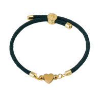 Pulsera De Correa Milanés De Acero Inoxidable Corazón De Amor Para Hombres Y Mujeres Hecho a Mano Ajustable Hilo Rojo - details 4