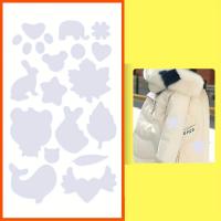 Chaqueta De Poliéster Con Patrón De Flores Autocolantes Reparación Permanente Lavable Hilo Libre Manual Pequeño Tamaño - details 5
