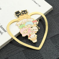 Marcador De Libro Anime Hello Kitty Lindo Y Coleccionable De Metal Suministros Escolares Accesorio Para Amantes De Los Libros - details 5