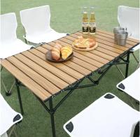 Mesa Plegable de Aluminio para Acampar Kmt Style Marrón 52x50x50cm - details 2