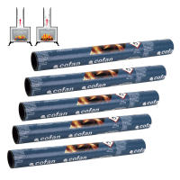 Pack 5 tubos deshollinador para limpieza de chimeneas y estufas 175gr. Cofan - details 0