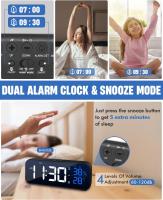 Reloj de cabeza with 18 Sonidos de Alarma, 5 niveles de Brillo Y 4 volúmenes, Tiempo de Repetición - details 2