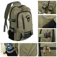 Mochila Grande Unisex Para Viaje Trabajo Deportes Senderismo Bolsa De Hombro Durable Capacidad Grande Ligera Impermeable Con USB - details 1