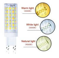 LED high brightness G9 bulb plug plug G4 lamp beads energy-saving light source no flicker household ceramic corn high pressure lamp 6 pieces - details 1