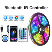 Tiras LED RGB 5050 Con Control Remoto USB Y Bluetooth Para Decoración De Hogar TV PC Jardín Fiestas Color Cambiable IP65 - details 6