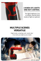 Lámpara De Trabajo LED Super Brillante Milwaukee 270 Grados Rotación M18 14.4-20V Iluminación Exterior Para Camping Emergencias Inundaciones Luz De Emergencia - details 3