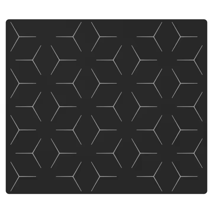 Protector De Cocina Inducción Resistente Al Calor Alfombrilla Antideslizante Cubierta Para Horno Moderno Silicona Rectangular - 1