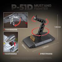 Nueva Producto Modelo De Avión P51D Mustang De La Fuerza Aérea Estadounidense De La Segunda Guerra Mundial Juguete De Construcción Para Niños Bloques Compatible Con Lego Material ABS - details 4