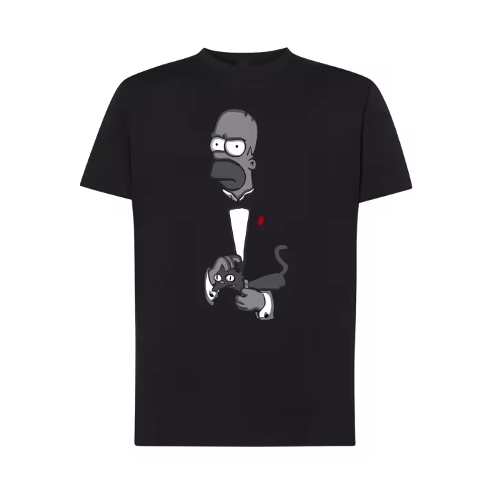Homer - godfather camiseta unisex hombre mujer peliculas y series - 1