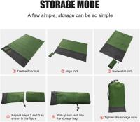 Manta de picnic, Manta de picnic impermeable con aislación térmica, Bolsa de Nailon para acampar al Aire Libre, impermeable y cómodo, plegable - details 1