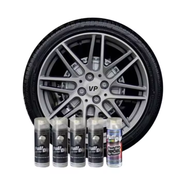 AutoFullCar - PACK 4 SPRAYS FULL DIP - ALUMINIO METALIZADO PROTECCION MATE - 400ml Unidad - 1