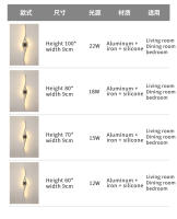 Lámpara De Pared Moderna Y Sencilla Para Cocina Y Sala De Estar Con Luz LED Decoración De Hogar Adecuada Para TV Y Dormitorio Iluminación Diaria - details 18