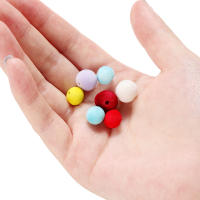 30Pcs Bolas De Terciopelo Acrílico Colorido 8/10mm Para DIY Joyería Collar Pulsera Pendientes Accesorios De Manualidades - details 6