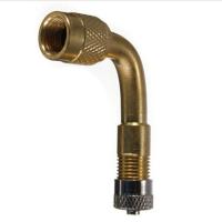 Adaptador De Válvula De Neumático Para Coche Motocicleta Bicicleta Montaña Y Automóvil En Latón Con Rojo Extensión De Eje De 90 Grados - details 1
