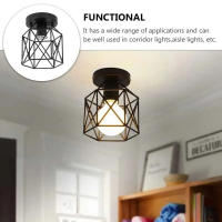 Luz De Techo Retro Estilo Americano E27 Para Pasillo Luces De Entrada Hogar Sala De Entrada Armario De Ropa Luces De Balcón LED - details 0
