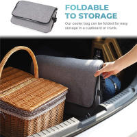 Bolsa Térmica de gran capacidad, apta para Usos Múltiples, picnic, camping, etc., Bolsa Térmica para refrescos de Playa. - details 2