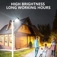 Lámpara De Pared Solar Con Control Remoto Y Sensor De Movimiento 160 LEDs Impermeable Para Iluminación Del Jardín Garage Y Atrás Del Patio - details 6