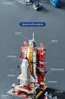 Bloques De Construcción Espacial Para Niños Modelo De Lanzador De Centros Lunar Lander Bricks De Construcción De Espacio Figura De Nave Rocket - details 13