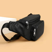 Bolsa De Cintura Para Hombre De Cuero Genuino 100% Mini Viaje Fanny Pack Bolsa De Cinturón De Cuero Para Teléfono Móvil Estilo Casual - details 12