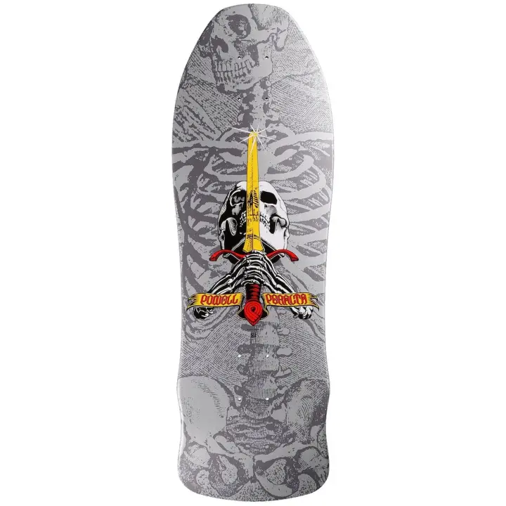 Tabla Skate Powell Peralta Geegah Skull & Sword Reissue 9.75 842357155527 - 1
