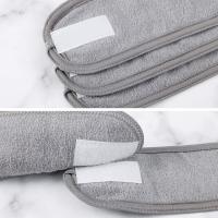 Diadema facial de Spa, toalla elástica para la figura, para baño, maquillaje y Transporte, 8,9 cm de ancho - details 3