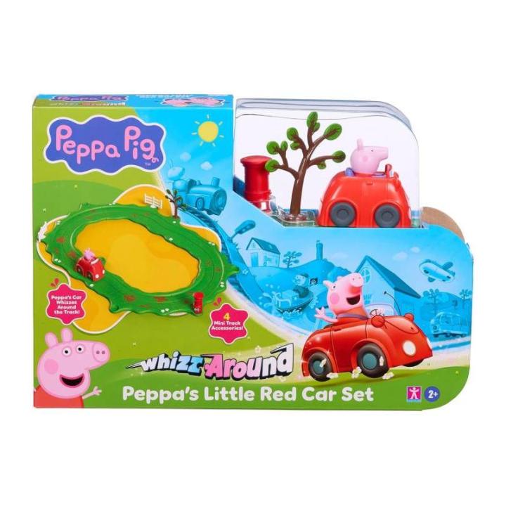 PEPPA PIG CIRCUITO COCHECITO ROJO DE BANDAI