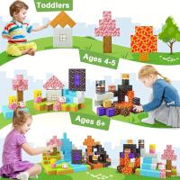 Bloques Magnéticos Creativos De Vistas De Calle Kit De Modelado Arquitectónico Del Mundo Juguetes Técnicos DIY Para Niños Regalo - details 1