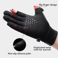 Guantes De Pesca Invierno Impermeables 2 Dedos Plegables Antigolpes Para Hombres Y Mujeres Guantes De Veludo Térmicos Para Angling Y Ciclismo Al Aire Libre - details 15